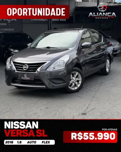 Nissan Versa SL 1.6 16V Flexstart 4P Mec. 2018