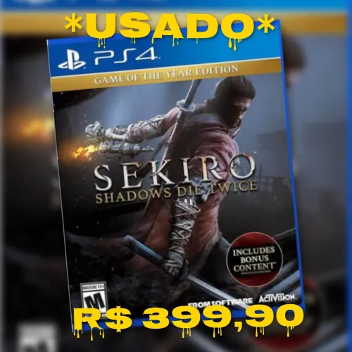 Sekiro - PS4 / PS5 - Leia o anúncio