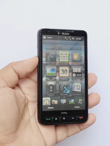 HTC HD2 Windows Mobile Celular Antigo Relíquia - Funcionando - Item de Colecionador