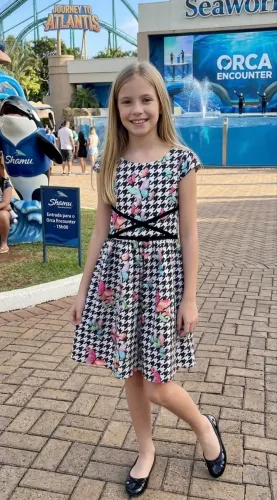 Vestido infantil Alphabeto 14