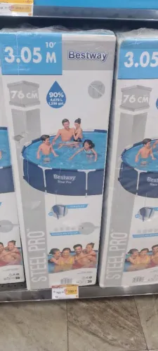 Piscina Bestway Steel Pro 4,678L
