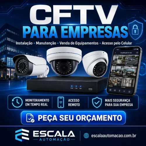 Instalação de Câmeras CFTV para Empresas - Solicite Orçamento