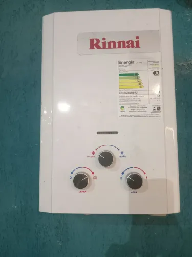 Aquecedor a gás funcionado perfeitamente.