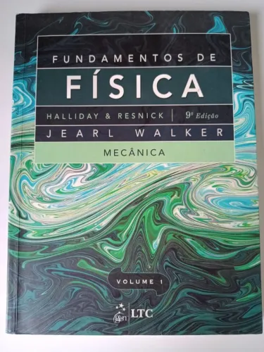 Livros Fundamentos de Física Volume 1, De Halliday & Resnick, 9a Edição, Editora LTC