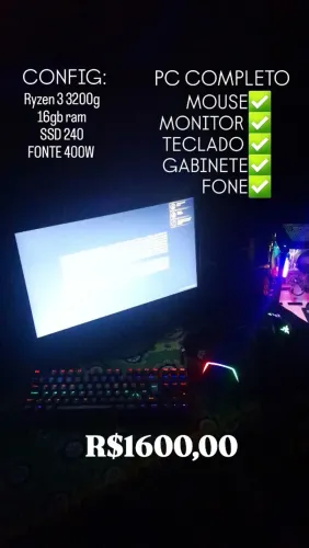 (PC) COMPUTADOR COMPLETO