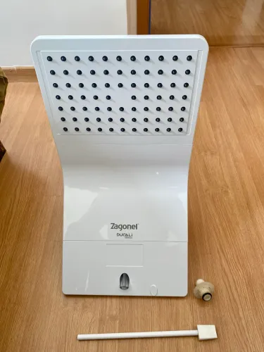 Chuveiro Ducha Eletrônica Ducali com LED Zagonel - Branca 127V 5500W