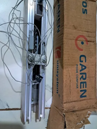 Trilho Acionamento portão eletrônico basculante Garen 1/2 1,40 m