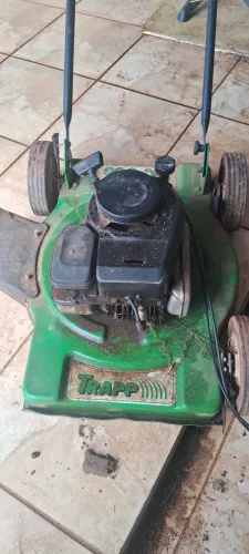 Sucata de cortador de grama,motor à gasolina funcionando, 3,5 hp