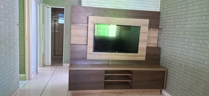 Painel de TV e rack