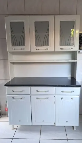 Armario p/ cozinha de aço (leia a descrição)