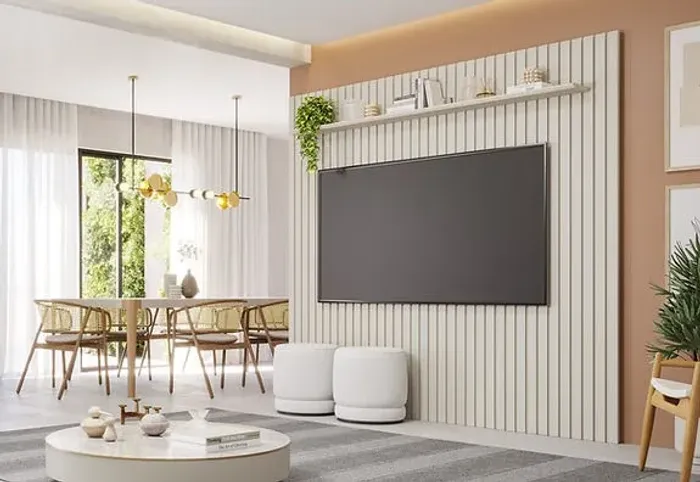 Painel Ripado Maragogi 230 para Tvs ate 84" - Permobili