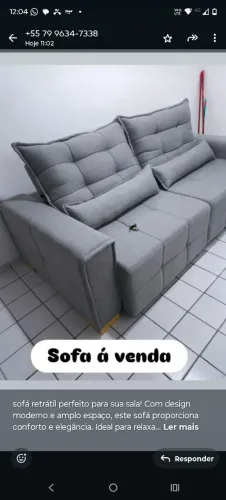 Vendo sofá novo 