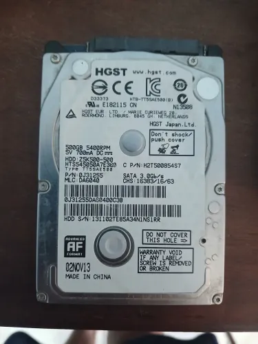 Hd interno 500 gb