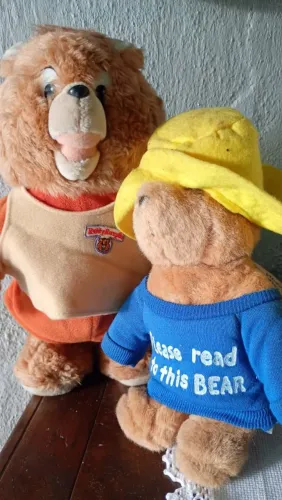 Vende Teddy Ruxpin original anos 80 Animatronico Vintage wolrds of wonder/ estrela raro.