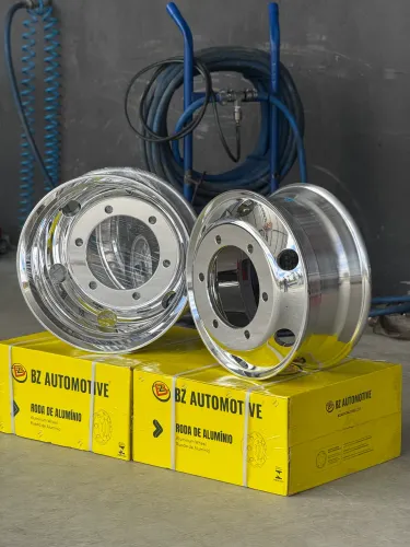 RODA DE ALUMÍNIO 17.5 6.75 ALTO BRILHO NOVA ACCELO E DELIVERY