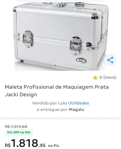 Maleta maquiagem Decki Design