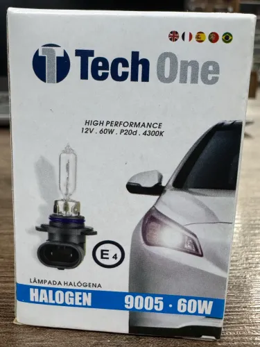 Lâmpada normal hb3 9005 tech one na oferta só 11,00