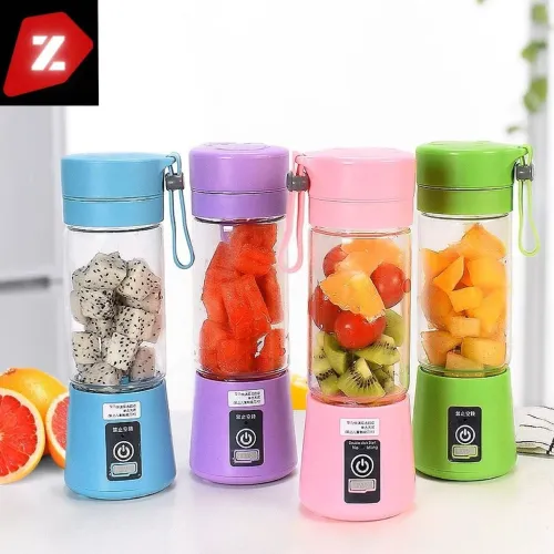 Mini Liquidificador Portátil Shake 6 lâminas + Cabo USB