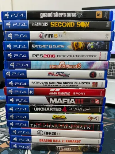 JOGOS DE PS4 EM EXCELENTE ESTADO - MÍDIA FÍSICA