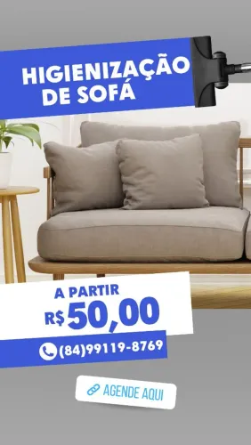 Lavagem a seco de sofá