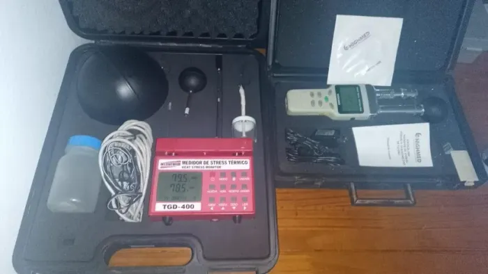 Equipamentos medição de stress Termico para controle empresa ou para trabalho pericia