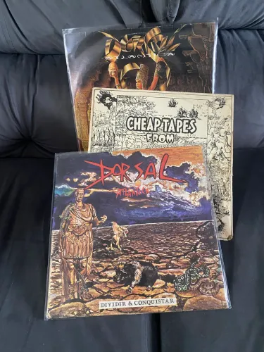 Lote Dorsal Atlântica vinil LP Disco
