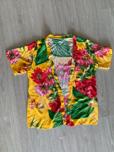Kimono Viscose Flores M 