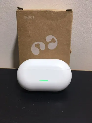 Fone de Ouvido Bluetooth Condução Óssea Tipo Brinco - Branco - NOVO