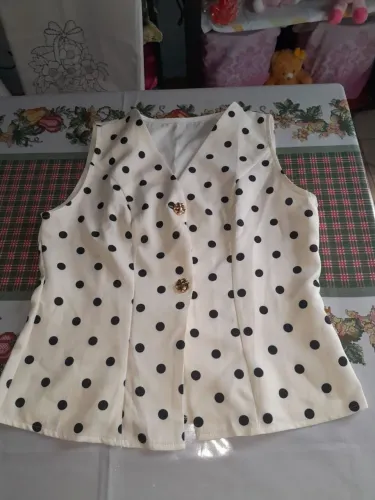 Conjunto de blusa e short social