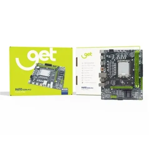 H610S M2 GET Intel LGA1700 DDR4 Placa-Mãe 12ª 13ª 14ª Geração M.2 ATX FRETE GRÁTIS