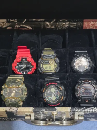 Lote 6 Relógios Casio G-Shock Originais (Com Caixa e Manual)