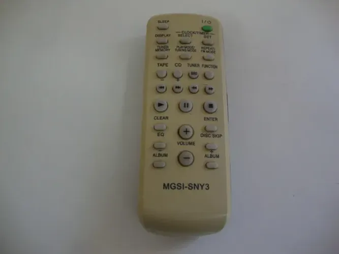 Controle Remoto Aparelho Toca CD Sony .