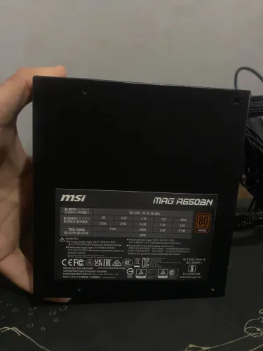 Fonte Gamer 650w Msi Mag