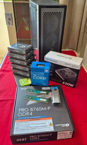 Computador Alta performance Core i5 12400F 32gb RAM SSD NVMe 480 WD Galax GTX 710 2gb