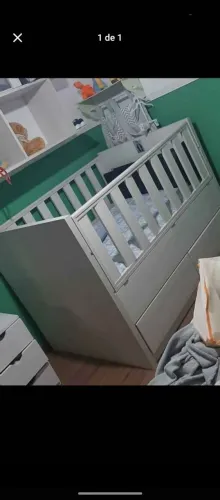 Berço vira mini cama