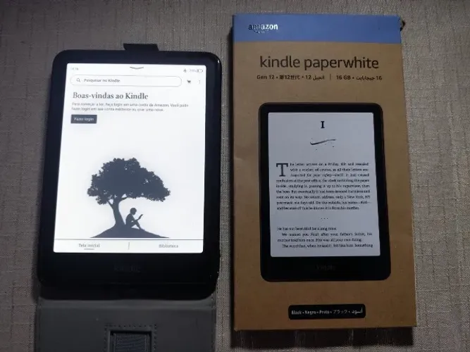 Kindle Paperwhite 12 (16 GB) + Capa e Película