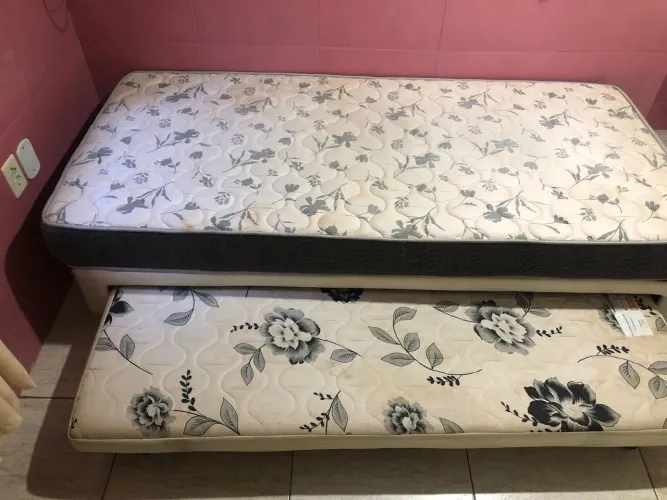 Cama Solteiro Ortobom bicama