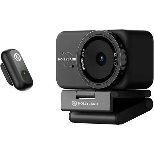 Hollyland Lyra Combo Webcam 4K UHD + Microfone Sem-Fio A1