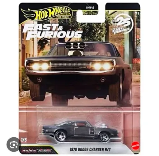 Hot Wheels Premium 1970 Dodge Charger R/T - Fast & Furious 25th Anniversary - 1/5 - TROCO