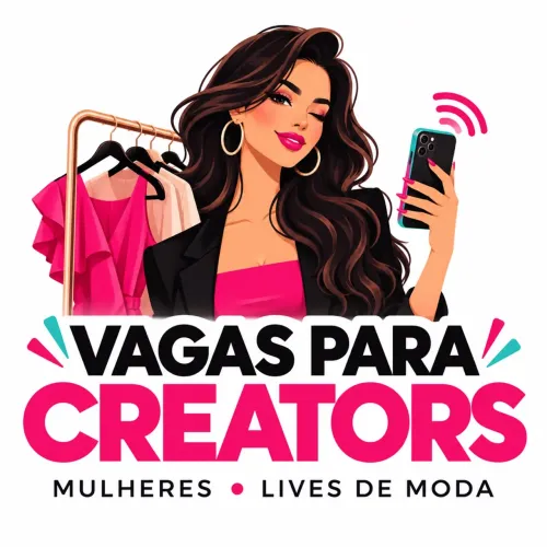 Vagas para live de moda no Tik tok
