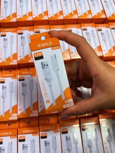 Cabo USB Tipo C 4.8A Lehmox - Carregamento Rápido e Dados