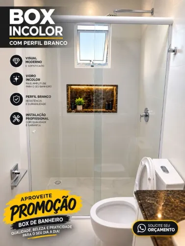 PROMOÇÃO BOX PARA BANHEIRO 