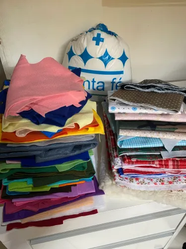 Lote Feltros Lisos e Estampados