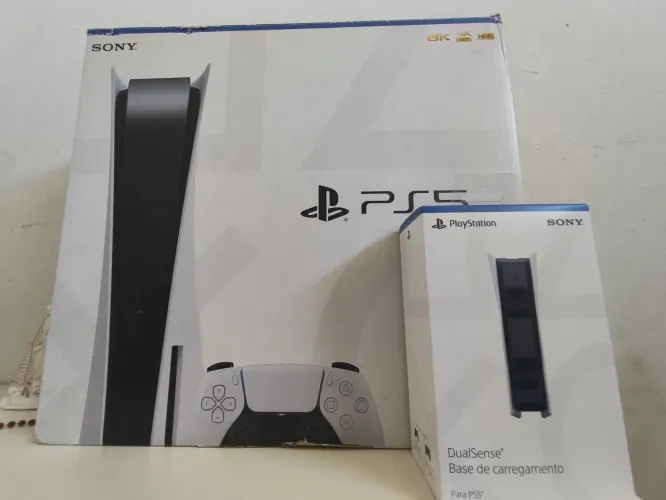 PS5 + Controle + Carregador novo original+ Biblioteca com +20 JOGOS