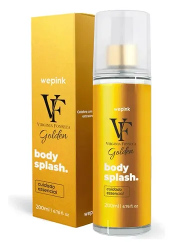 Body Splash Perfume Vf Golden Wepink 200 Ml Fragrância