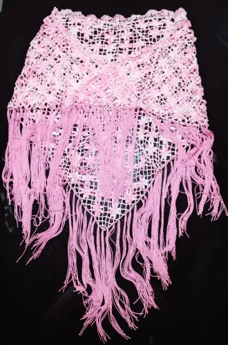 Xale de renda de bilro