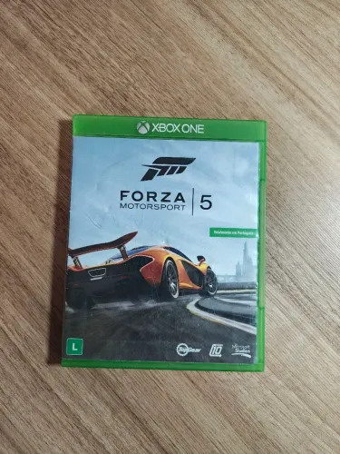 FORZA MOTORSPORT 5 XBOX ONE ORIGINAL + MANUAL IMPRESSO - MÍDIA FÍSICA