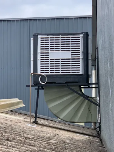 Climatizador Evaporativo Industrial Completo - Funcionando - Grande Vazão de Ar