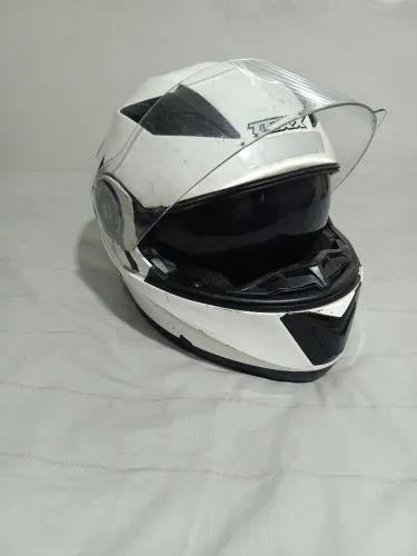CAPACETE ROBOCOP TEXX BRANCO