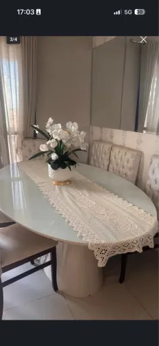 Mesa Branca 6 Lugares
